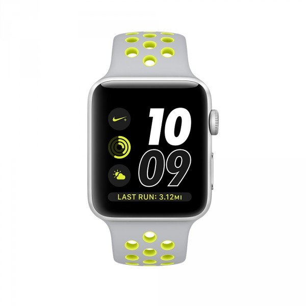 Apple Watch 2 Nike+ Silver Volt 38mm Nike Spor Kordon