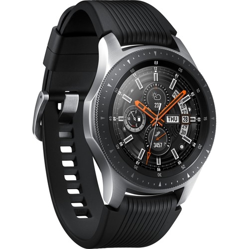 Samsung Galaxy Watch Akıllı Saat (46mm) (Android ve iPhone Uyumlu) Gümüş