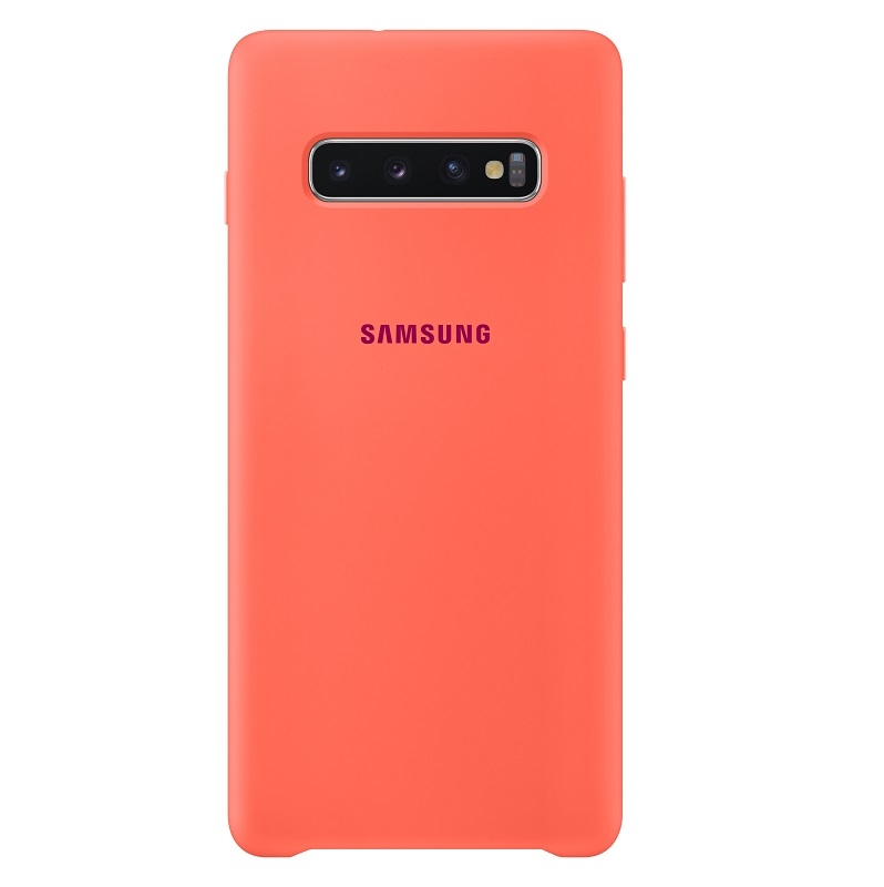 Samsung Galaxy S10 Plus Pembe Silikon Kılıf