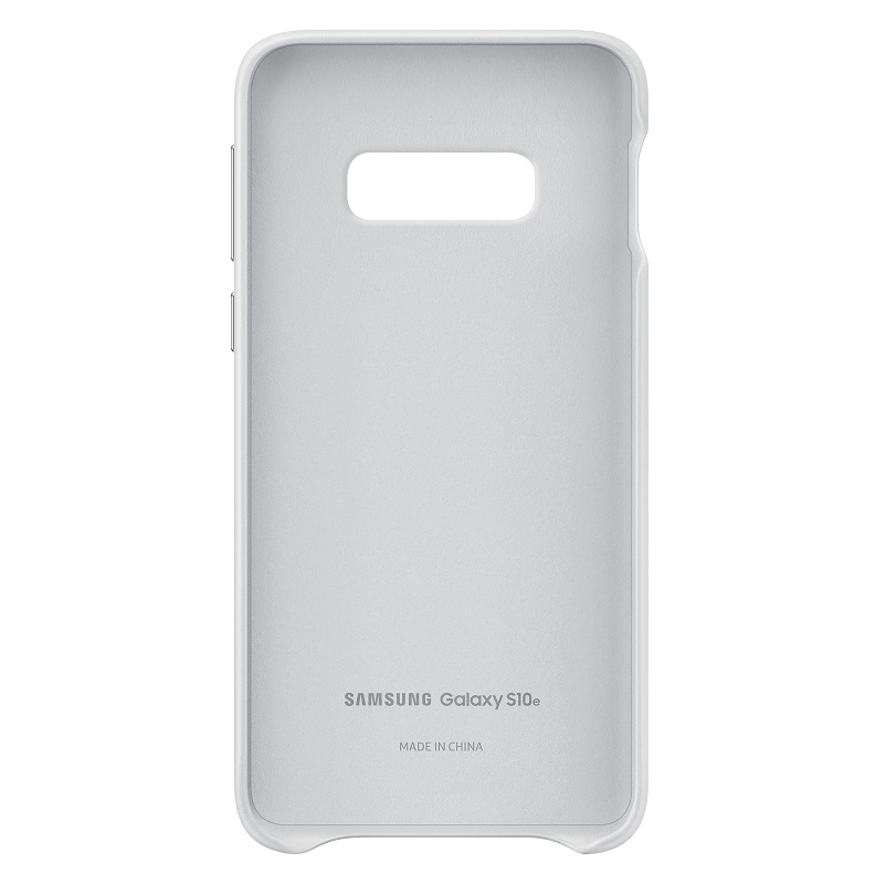 Samsung Galaxy S10E Beyaz Deri Kılıf