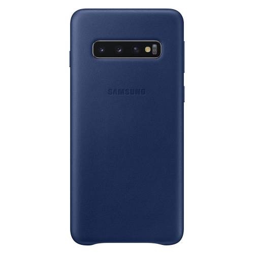 Samsung Galaxy S10 Mavi Deri Kılıf EF-VG973LNEGWW