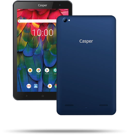 Casper S38 Plus 3GB 32GB 8 IPS Mavi Tablet (24 Ay Casper Türkiye Garantili)