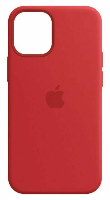 Apple iPhone 12 Mini Silikon Kılıf MagSafe Özellikli Kırmızı
