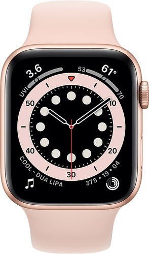 Apple Watch Series 6 GPS 44mm Gold Case With Pink Sand Sport Altın