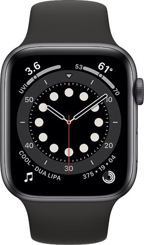 Apple Watch Series 6 GPS 44mm Space Grey Aluminium Case Uzay Grisi