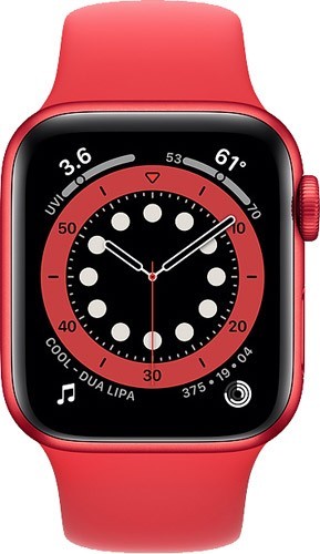 Apple Watch Series 6 GPS 44mm Red Case Kırmızı