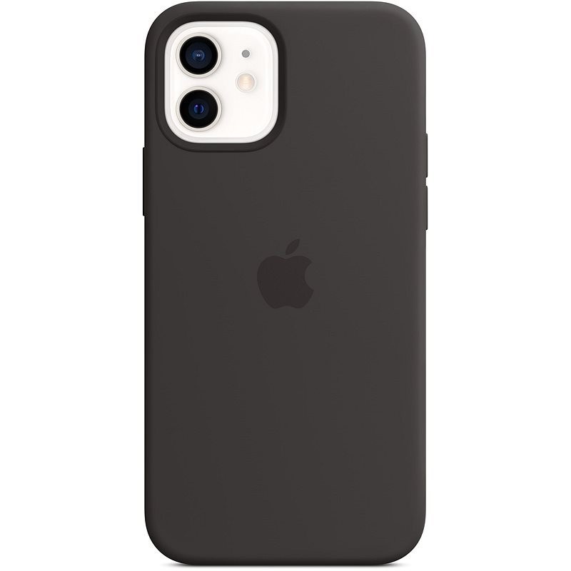 Apple iPhone 12 Mini Silikon Kılıf MagSafe Özellikli Siyah
