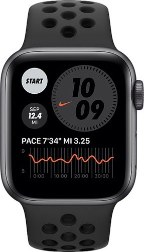 Apple Watch Nike SE GPS 40mm Space Gray Case Sport Siyah