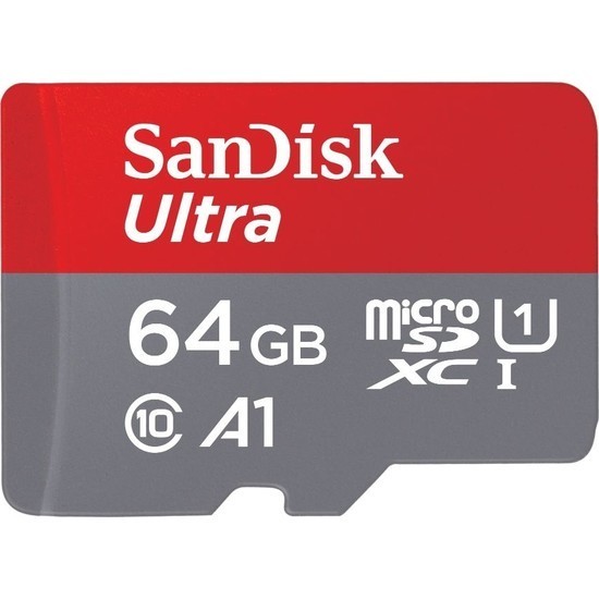 Sandisk 64GB ULTRA MICROSDXC 120MB/S  A1 CLASS 10 UHS-I