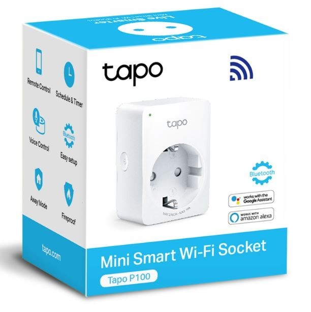 TP-Link Tapo P100 Mini Akıllı Wi-Fi Soket (1'li Paket)