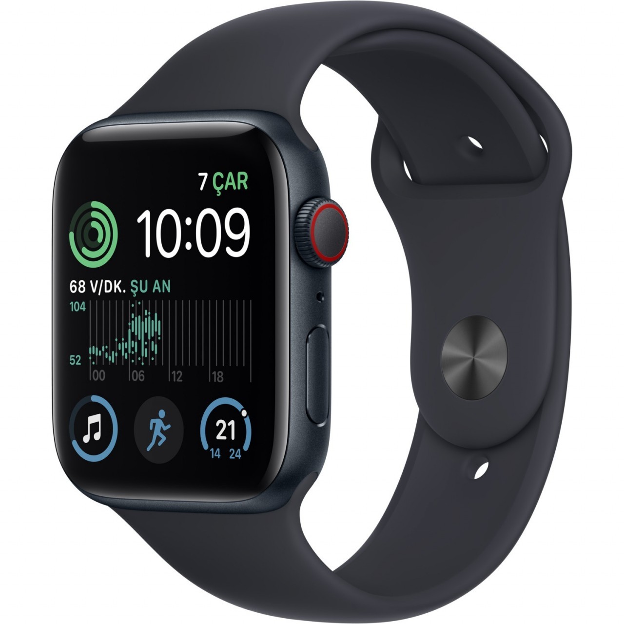 Apple Watch SE 2.Gen GPS 44MM Midnight Aluminium Case