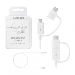 Samsung Type C + Micro Usb Beyaz Kombo Kablo EP-DG930DWEGWW