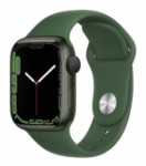 Apple Watch 7 GPS 45mm Green Case With Clover Sport Band Yeşil