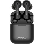 Mpow X3 Aktif Gürültü Engelleme 4 Mikrofonlu IPX8 Bluetooth Kulaklık 30 Saat Müzik Siyah
