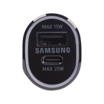 Samsung EP-L4020N Hızlı Araç Şarj Aleti 25W/15W Siyah EP-L4020NBEGWW